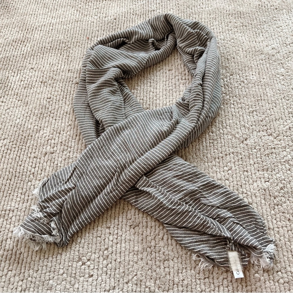 CK Stripe Scarf